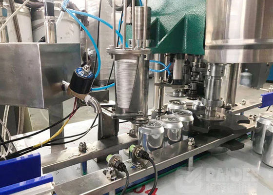 Automatische 12 Köpfe 6000cph Tin Can Aluminum Beverage Soda können Füllung und versiegelnde Maschine